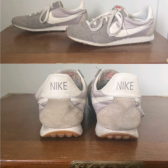 Nike Day Break Pre Montreal Retro Grey Suede Sneakers size 8.5 - Picture 1 of 9